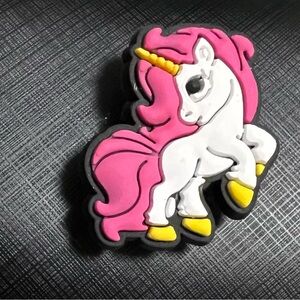 Pink and White Unicorn Charm for Crocs New (2 for $5)